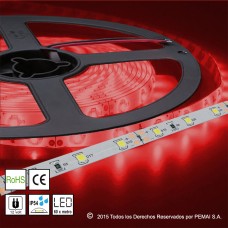 Tiras LED M35 Rojo 60 LED por Metro IP54 Exterior